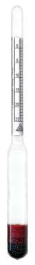 Saltlagamättare / Saltlaga-hydrometer, 0-25%